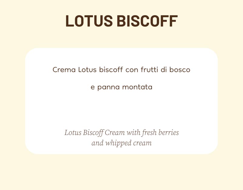 Lotus Biscoff scheda